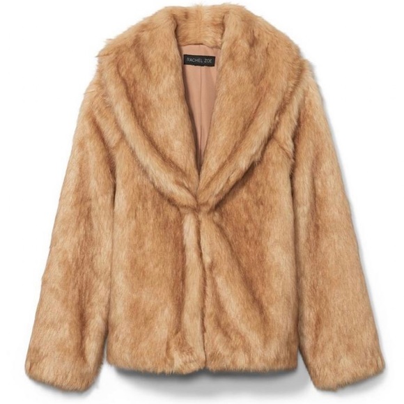 NWT Rachel Zoe Bernie Faux Fur Coat size